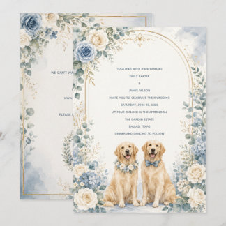 Convite de Casamento Personalizado com Retriever D