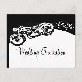 Convite De Casamento Personalizado De Motocicleta 