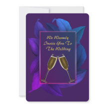 Convite de Casamento Personalizado Elegante 1