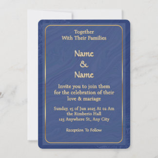 Convite de Casamento Personalizado Elegante 10