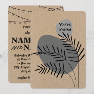 Convite de Casamento Personalizado Elegante 6