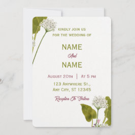 Convite de Casamento Personalizado Elegante 9