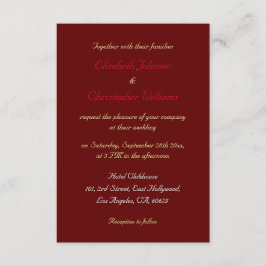 Convite de Casamento Personalizado Elegante em Our