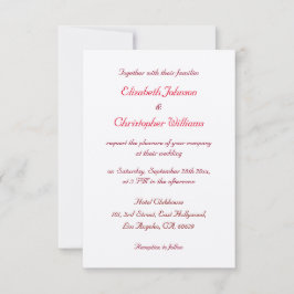 Convite de Casamento Personalizado em Papel Kraft 