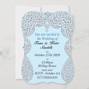 convite de casamento personalizado incomum