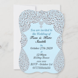 convite de casamento personalizado invulgar para r