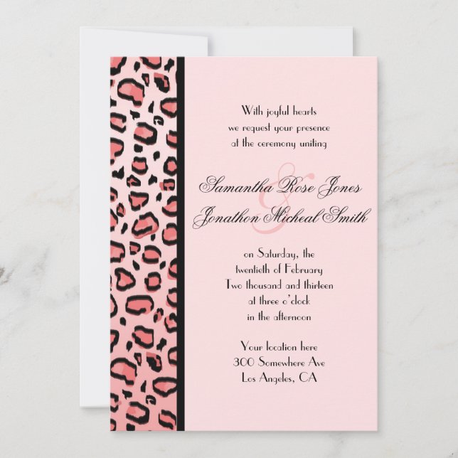 Convite de Casamento Personalizado para Impressão  (Frente)