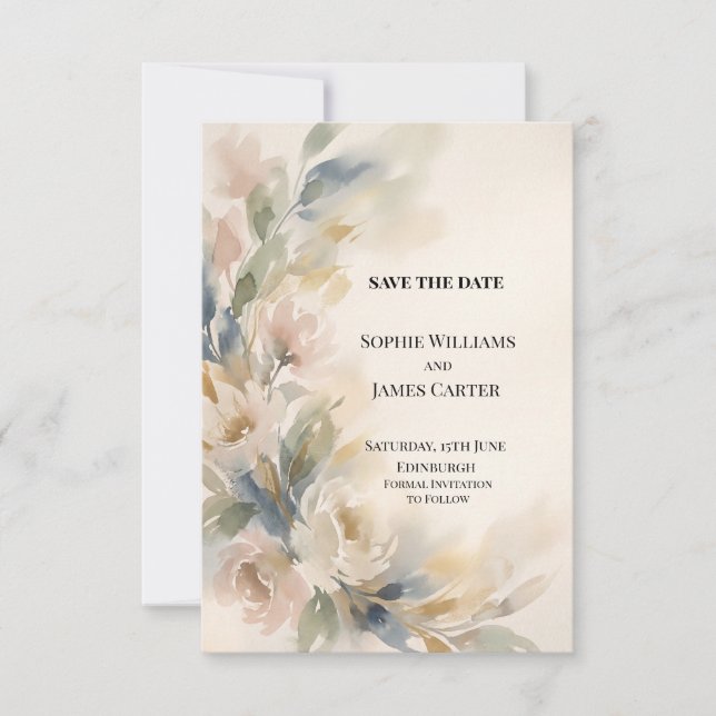 Convite de casamento personalizado para salvar a d (Frente)