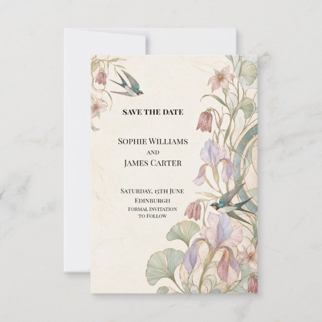 Convite de casamento personalizado para salvar a d (Frente)