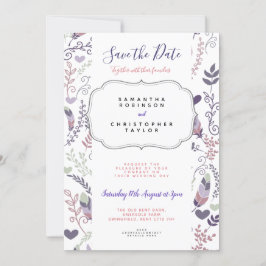 Convite de Casamento Personalizado Save the Date