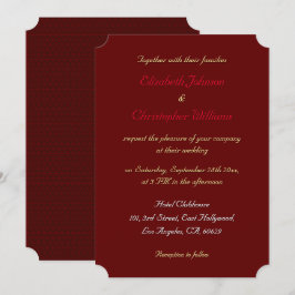 Convite de Casamento Personalizado Simples e Elega
