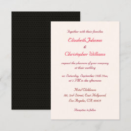 Convite de Casamento Personalizado Simples Moderno