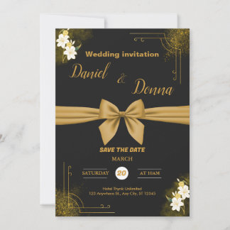 CONVITE DE CASAMENTO PERSONALIZÁVEL