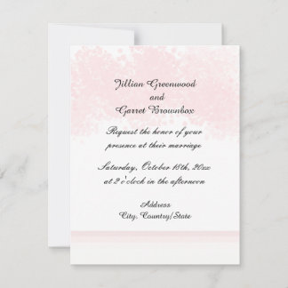 Convite de Casamento Pink Blush