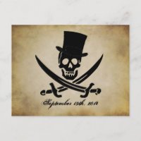 Convite de Casamento Pirata