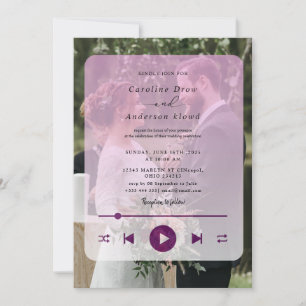 Convite de casamento Playlist