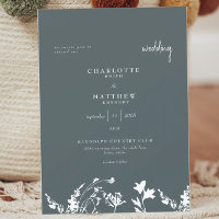 Convite de Casamento Poético de Primavera