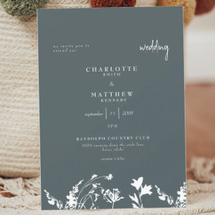 Convite de Casamento Poético de Primavera
