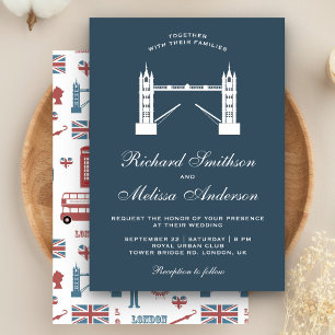 Convite de Casamento Ponte da Torre de Londres Icô