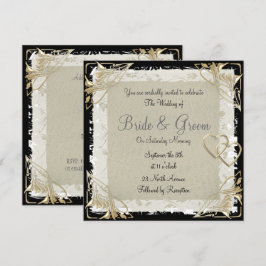 Convite de Casamento Popular e Elegante em Papel A
