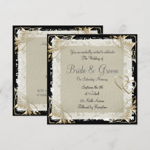 Convite de Casamento Popular e Elegante em Papel A