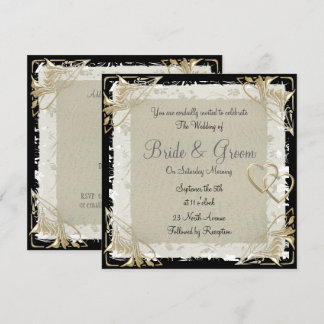 Convite de Casamento Popular e Elegante em Papel A