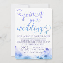 Convite De Casamento Por Aquarela