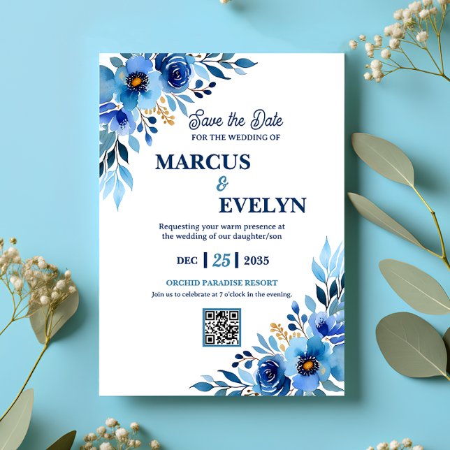 Convite de Casamento por Aquarela, desenhado com a (Criador carregado)