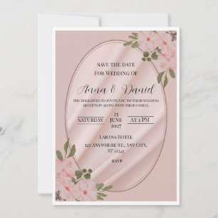 Convite de Casamento Premium Elegante e Personaliz