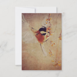 Convite de Casamento Pretty Bird Save The Date