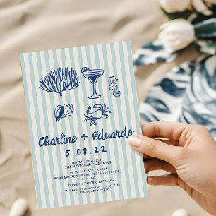 Convite de Casamento Retroativo da Costa de Escrit