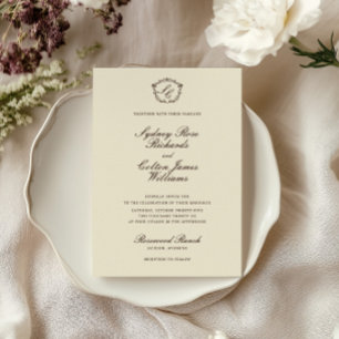 Convite de Casamento Romântico de Rancheria Wester