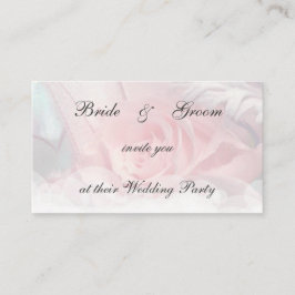 Convite de Casamento Rosa Rosa Suave