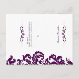 Convite de casamento RPVP Elegante