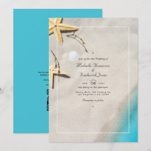 Convite de Casamento RSVP de Código QR da Summer B