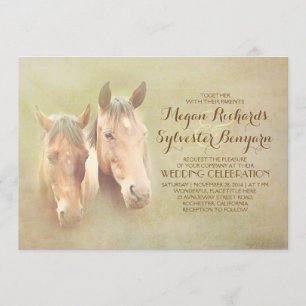 convite de casamento russa do país com casal de ca