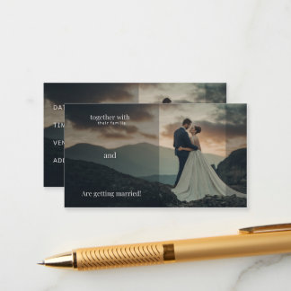 Convite de Casamento Rústico - Casando
