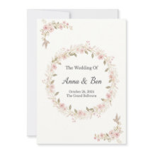 Convite de Casamento Rústico Elegante