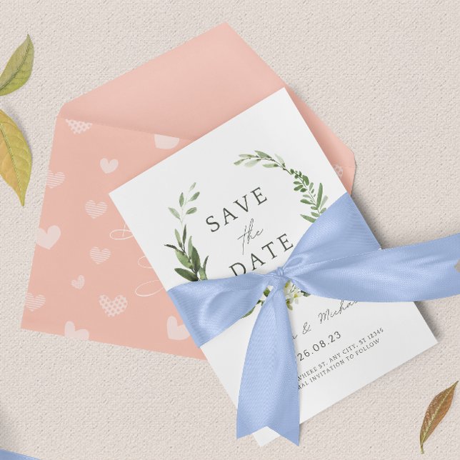 Convite de casamento Save the Date aquarela (Criador carregado)