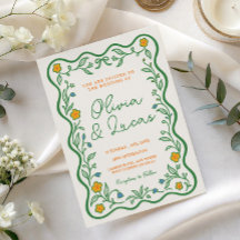 Convite de casamento selvagem Jardim Rústico