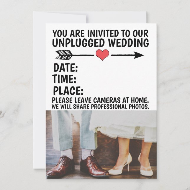 CONVITE DE CASAMENTO SEM FOTOS (Frente)