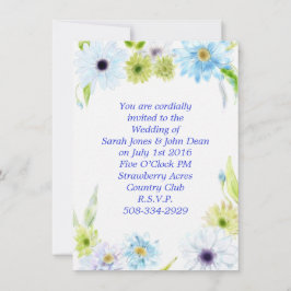 Convite de casamento simples