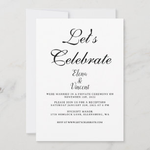 Convite de casamento SIMPLES CLÁSSICO