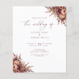 Convite de Casamento Simples | Folheto Archer