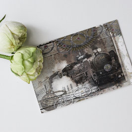 Convite De Casamento Steampunk De Motor A Vapor