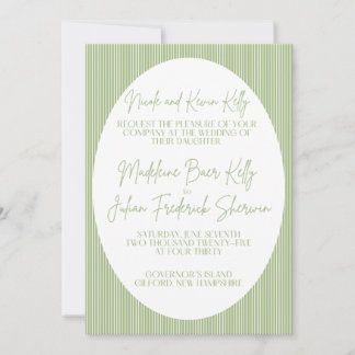 Convite de Casamento Striped!