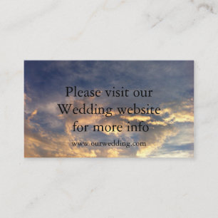 Convite de casamento Sunset Wedding