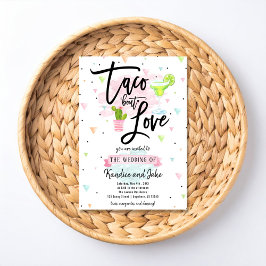 Convite de Casamento Taco Sobre Amor