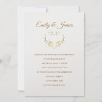 Convite de Casamento Templo