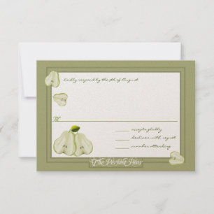 Convite de Casamento The Perfect Pear